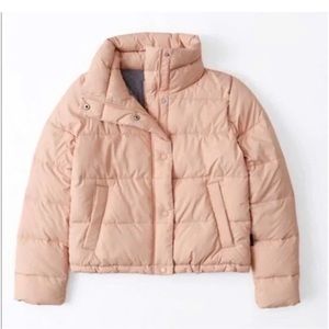 Abercrombie & Fitch Mini Puffer Pink Blush XS